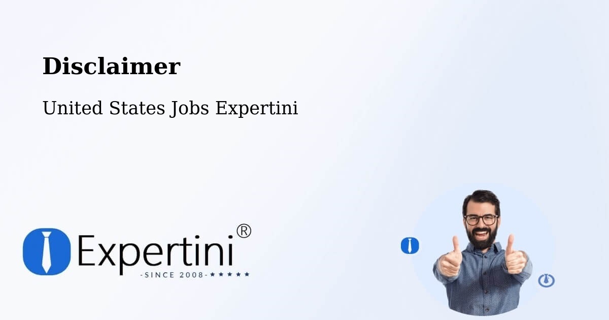 Disclaimer – Arab - United States Jobs Expertini